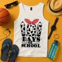 101 Days Of School Dalmatian Logo Cute Tank Top thumb 4