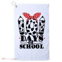 101 Days Of School Dalmatian Logo Cute Golf Towel thumb 0
