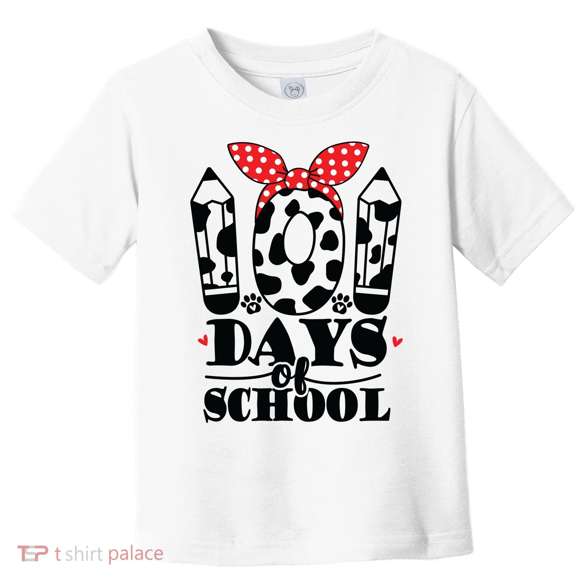 101 Days Of School Dalmatian Logo Cute Toddler T-Shirt