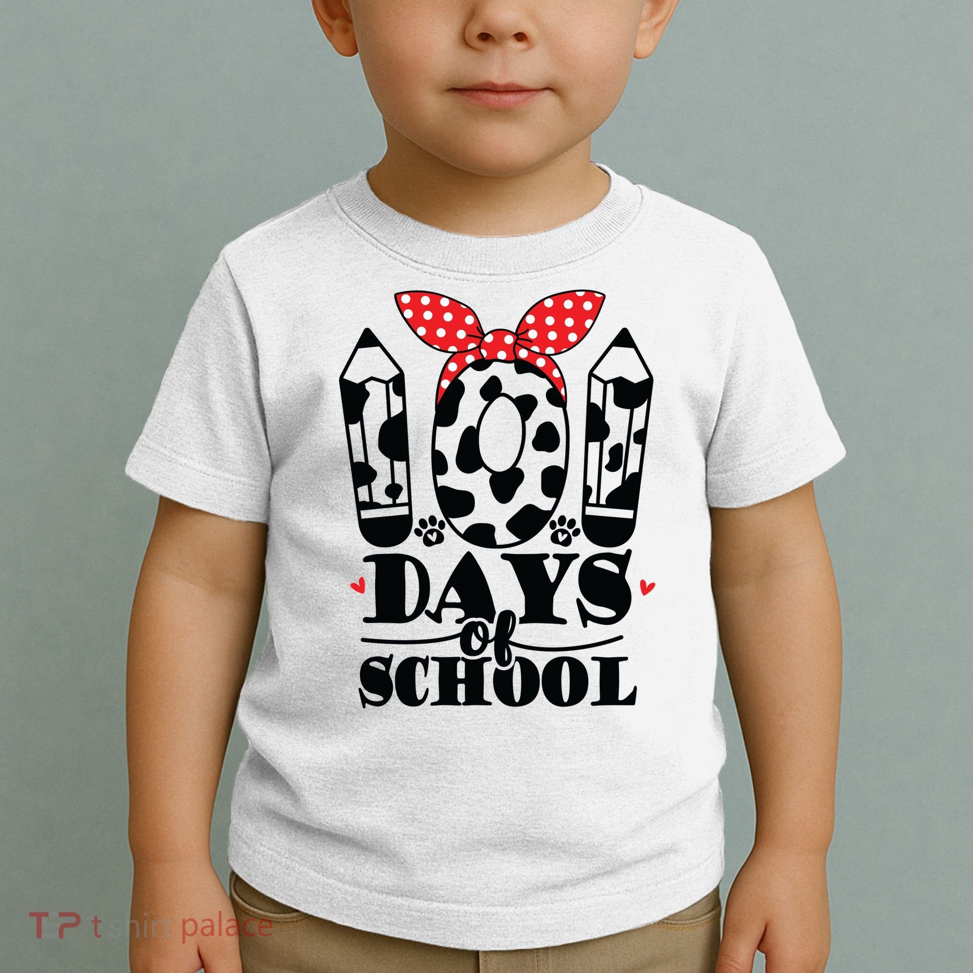 101 Days Of School Dalmatian Logo Cute Toddler T-Shirt