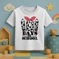 101 Days Of School Dalmatian Logo Cute Toddler T-Shirt thumb 3
