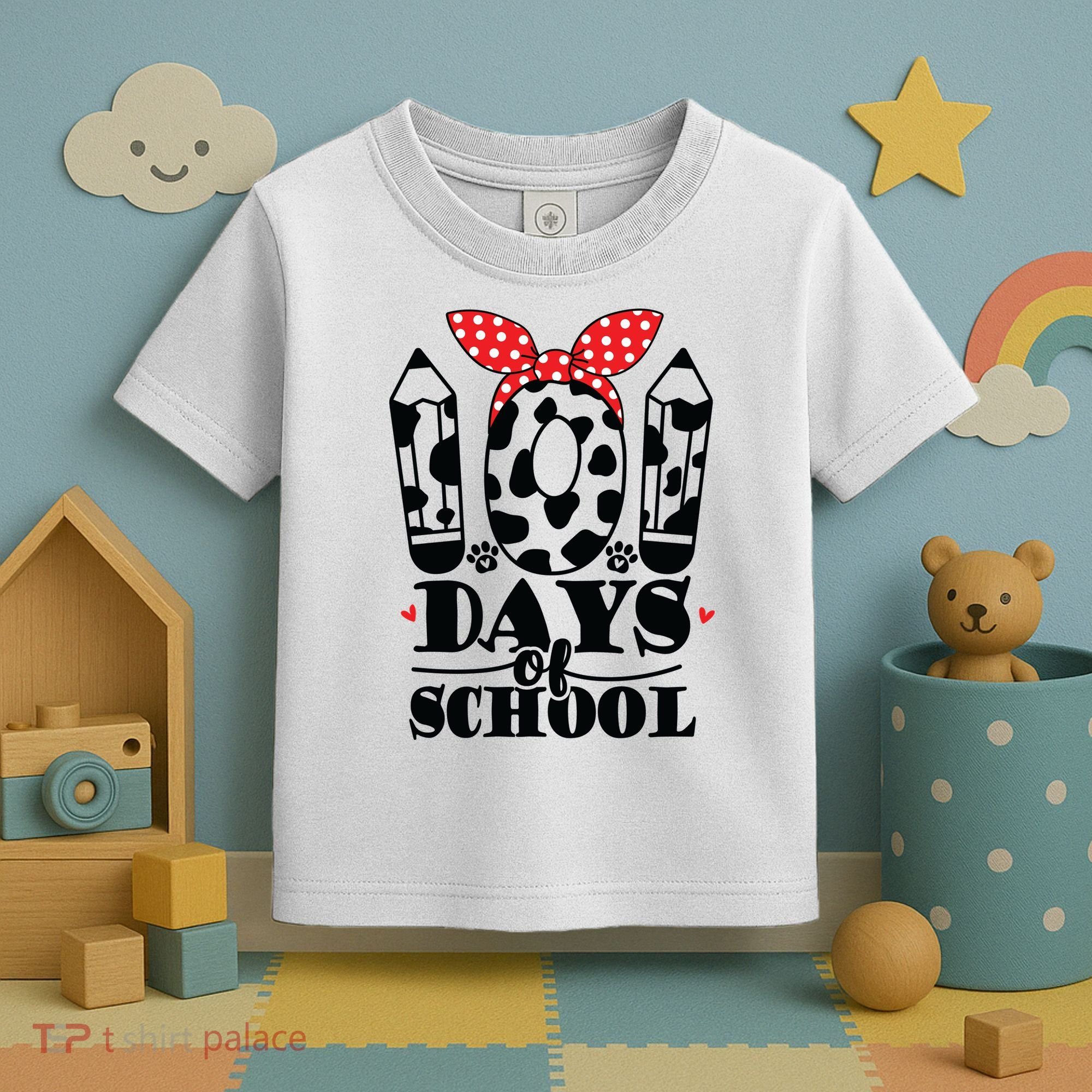101 Days Of School Dalmatian Logo Cute Toddler T-Shirt