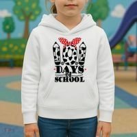 101 Days Of School Dalmatian Logo Cute Kids Hoodie thumb 3