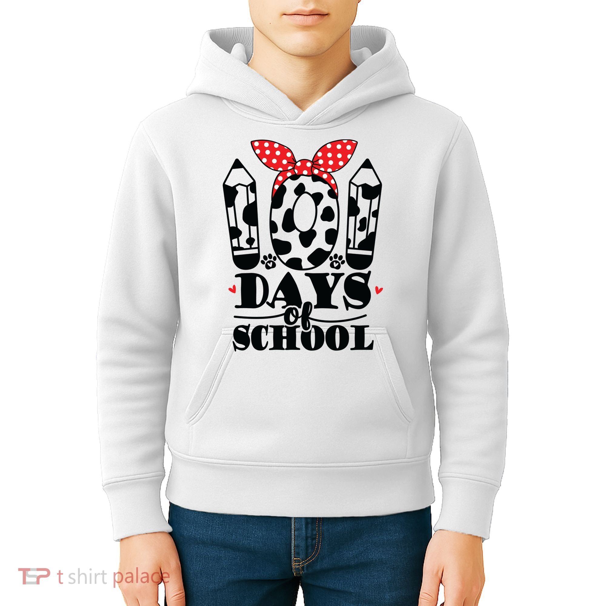 101 Days Of School Dalmatian Logo Cute Kids Hoodie