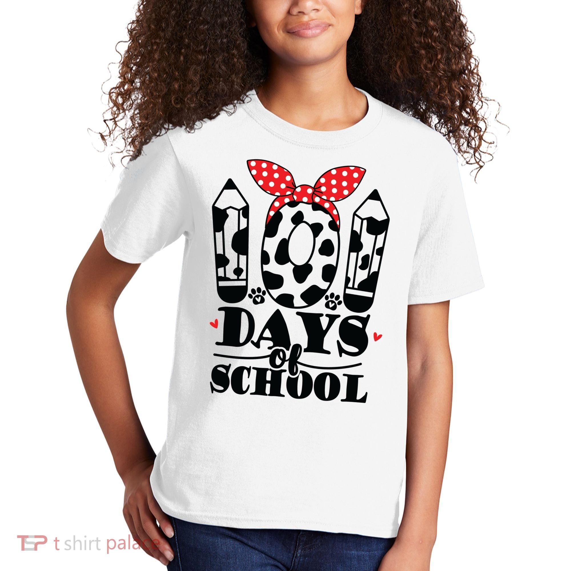 101 Days Of School Dalmatian Logo Cute Kids T-Shirt