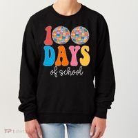 100 Days Of School Disco Celebration Women's Sweatshirt thumb 0