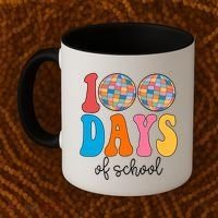 100 Days Of School Disco Celebration Coffee Mug thumb 2