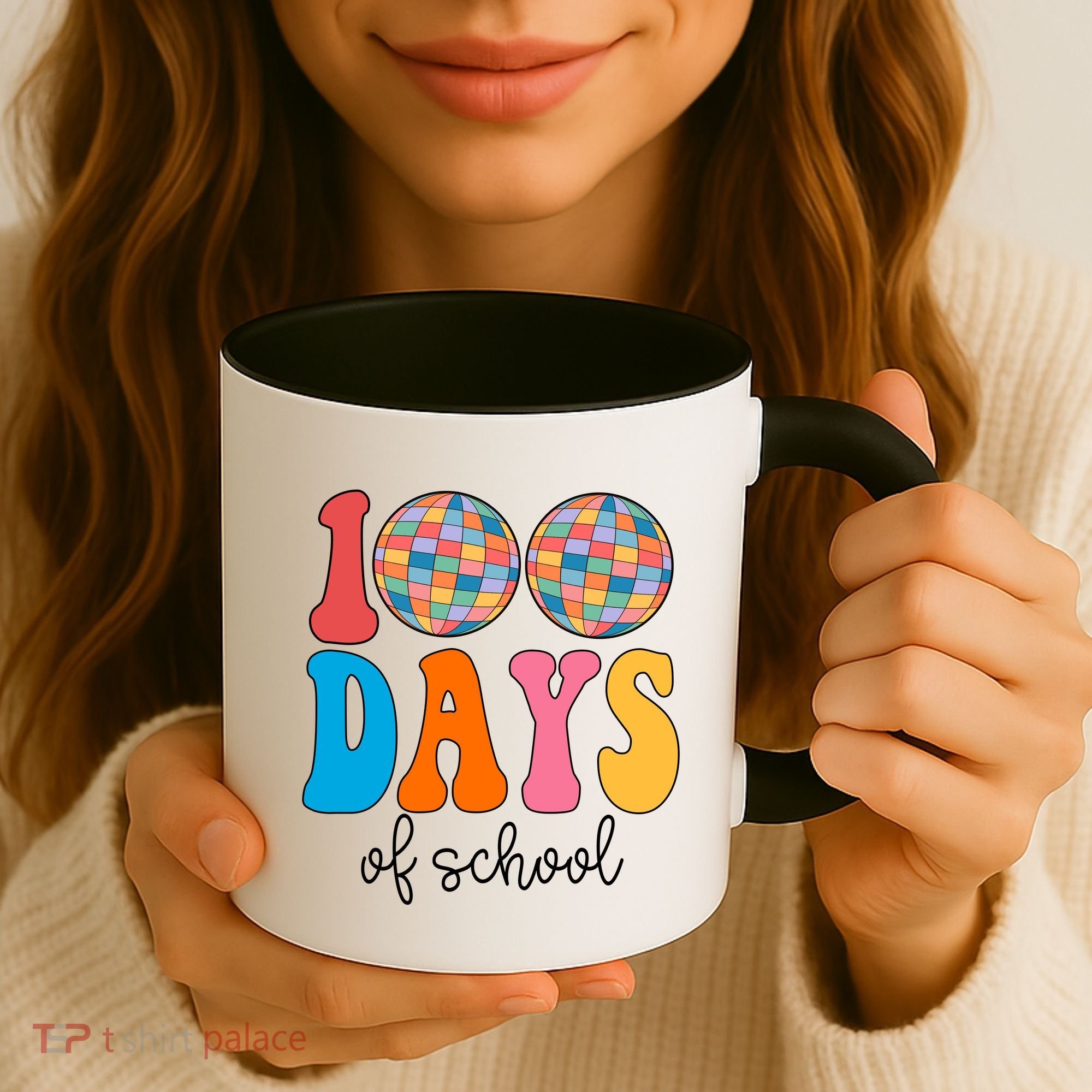 100 Days Of School Disco Celebration Coffee Mug
