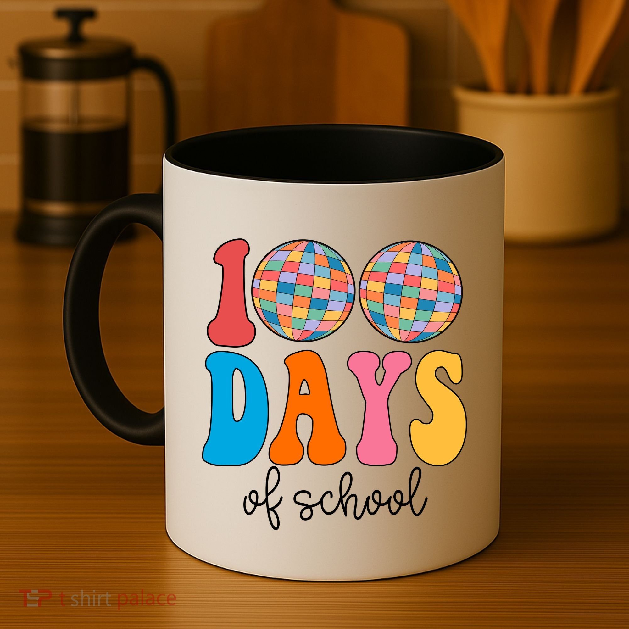 100 Days Of School Disco Celebration Coffee Mug