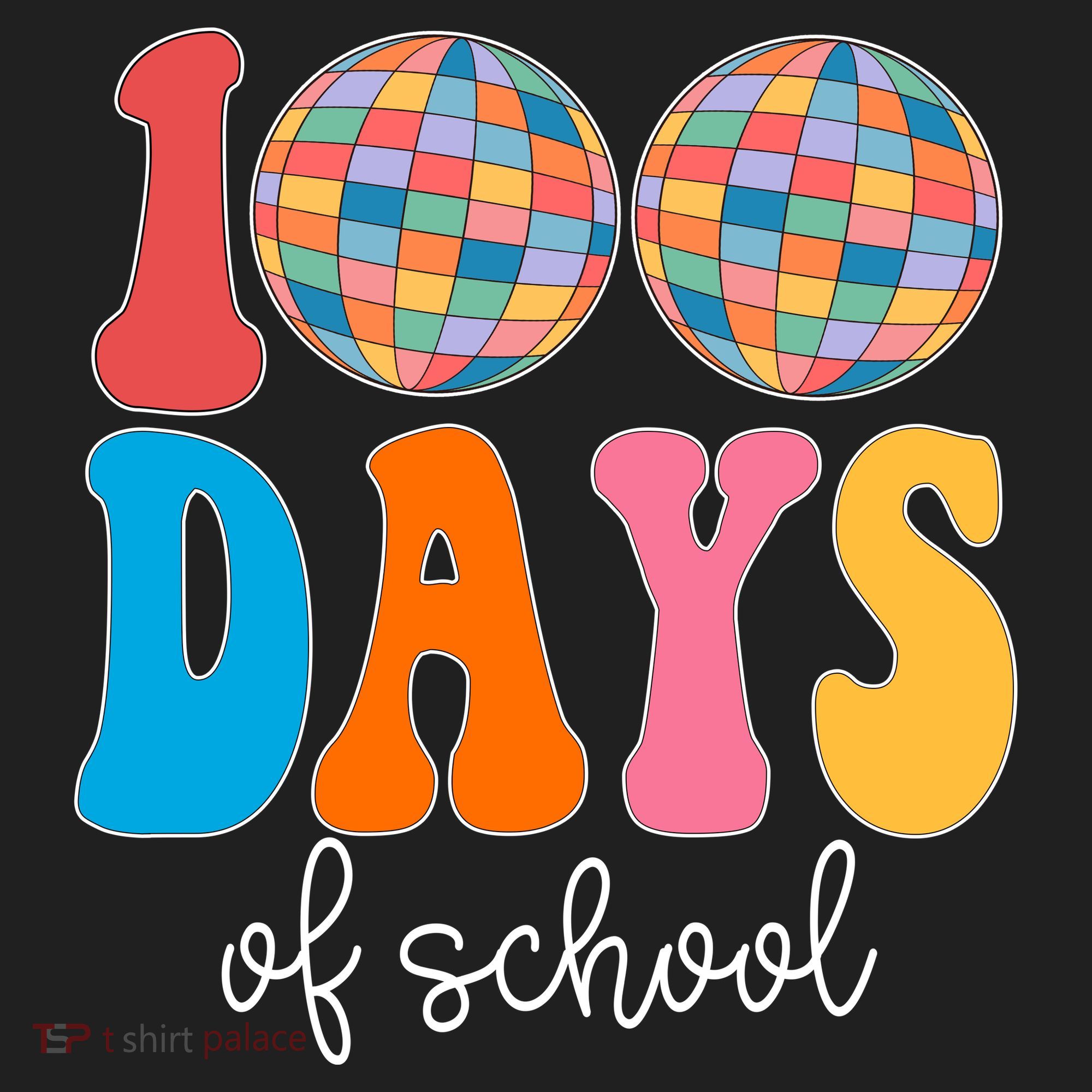 100 Days Of School Disco Celebration Beanie