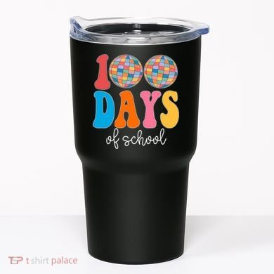 100 Days Of School Disco Celebration Tumbler