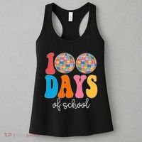 100 Days Of School Disco Celebration Women's Tank Top thumb 3