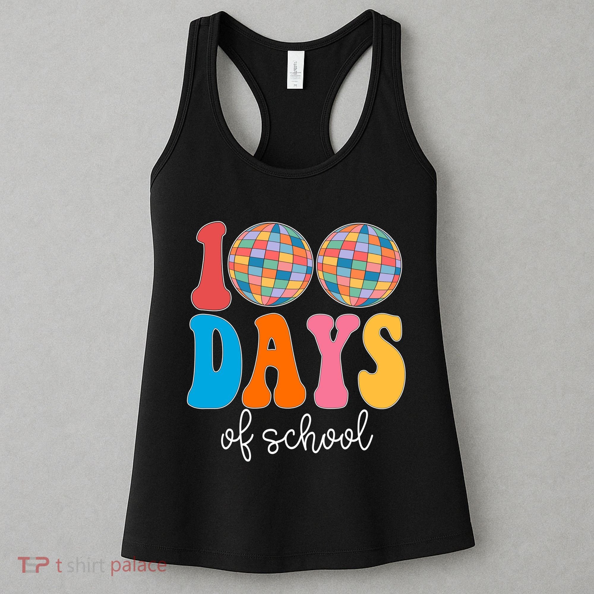 100 Days Of School Disco Celebration Women's Tank Top
