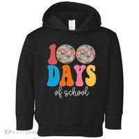 100 Days Of School Disco Celebration Toddler Hoodie thumb 0