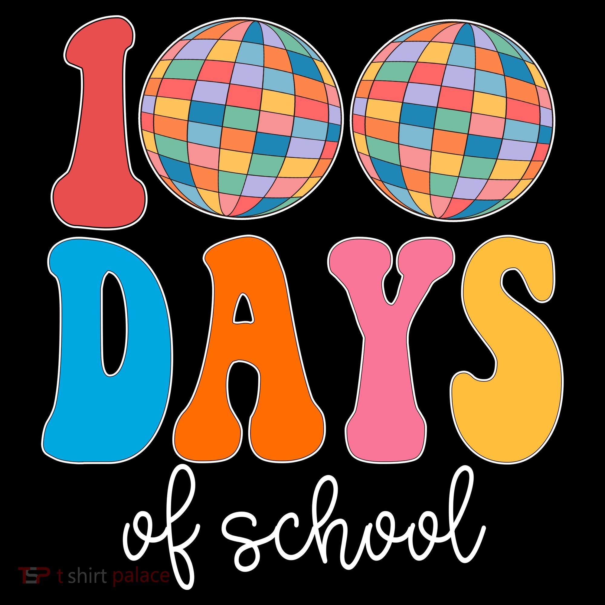 100 Days Of School Disco Celebration Toddler Hoodie