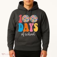 100 Days Of School Disco Celebration Hoodie thumb 2