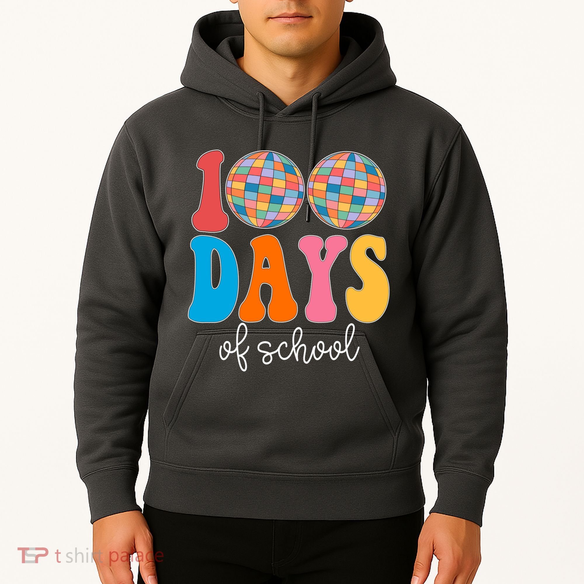 100 Days Of School Disco Celebration Hoodie