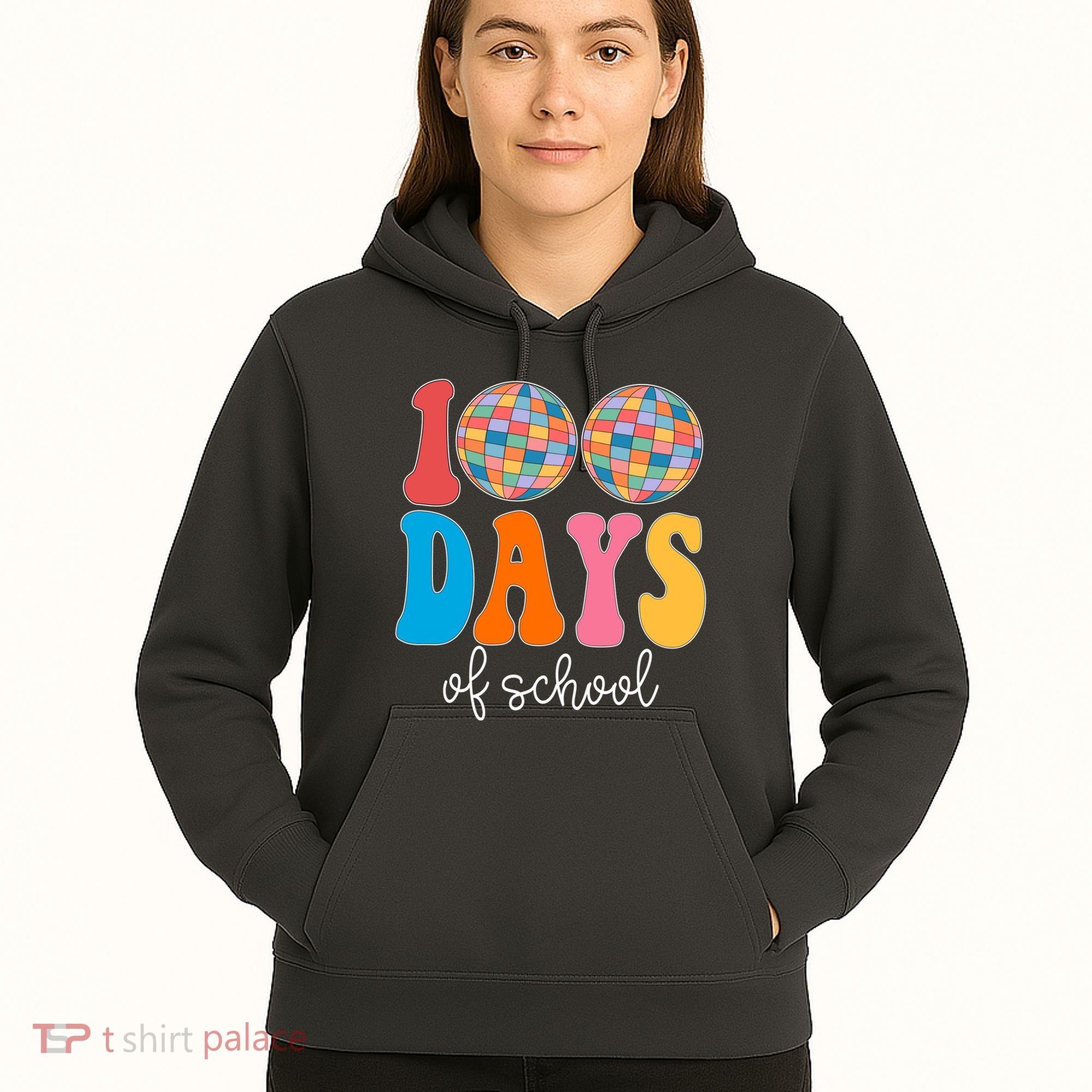 100 Days Of School Disco Celebration Hoodie