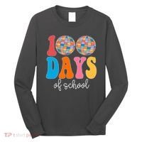 100 Days Of School Disco Celebration Long Sleeve Shirt thumb 0