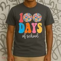 100 Days Of School Disco Celebration T-Shirt thumb 3