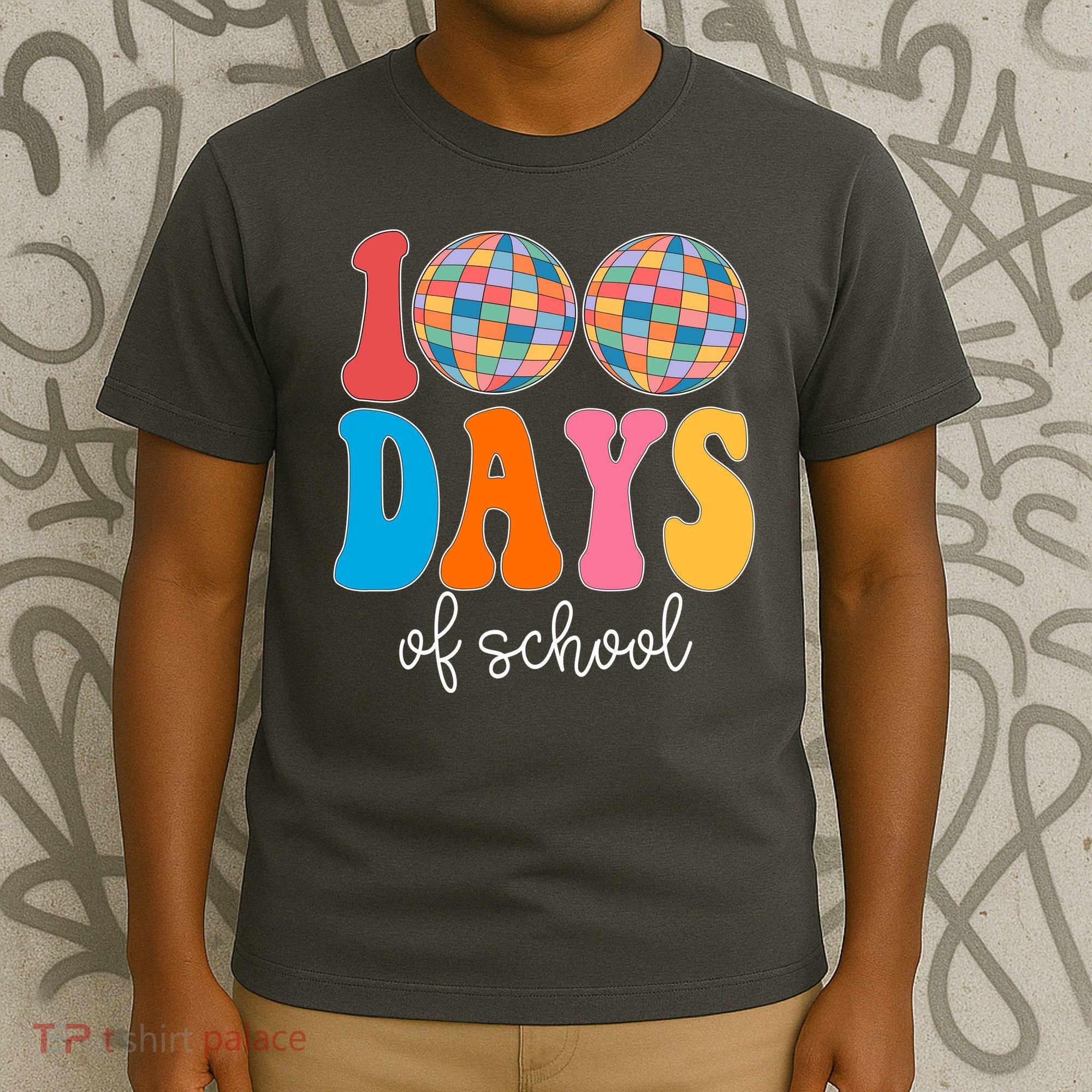 100 Days Of School Disco Celebration T-Shirt