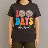 100 Days Of School Disco Celebration T-Shirt thumb 4