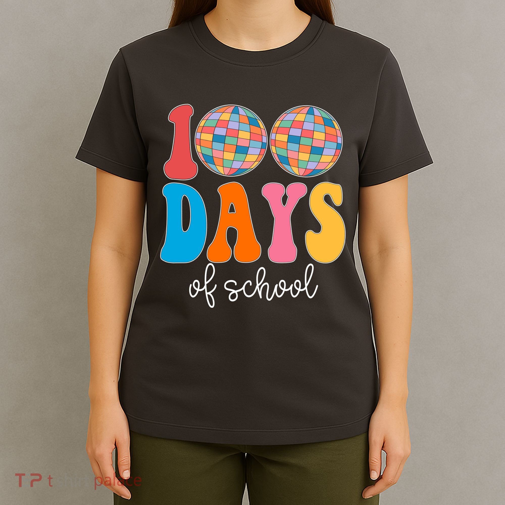 100 Days Of School Disco Celebration T-Shirt