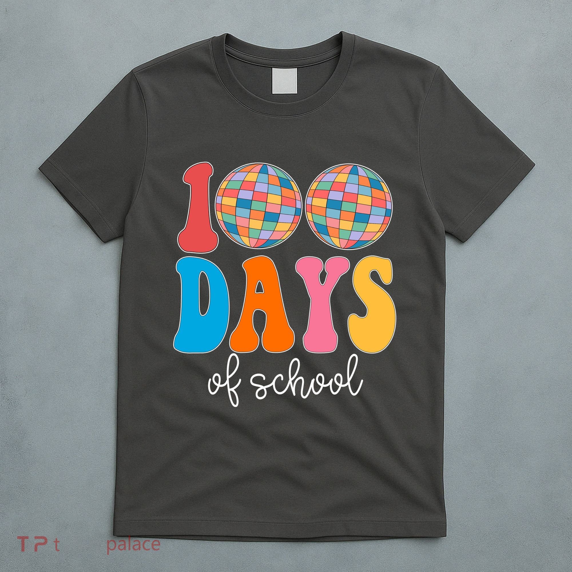 100 Days Of School Disco Celebration T-Shirt
