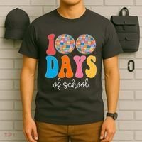 100 Days Of School Disco Celebration T-Shirt thumb 6