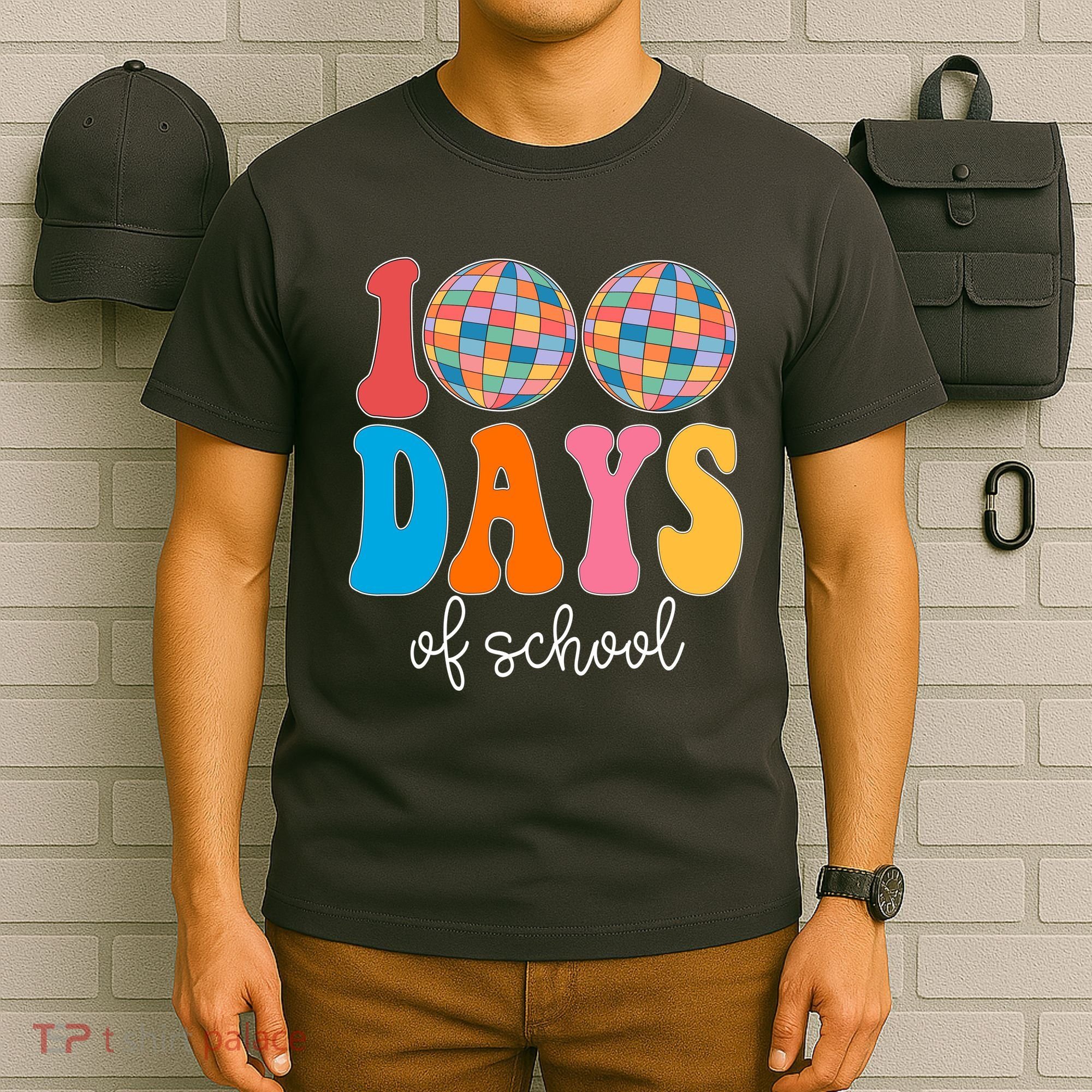 100 Days Of School Disco Celebration T-Shirt