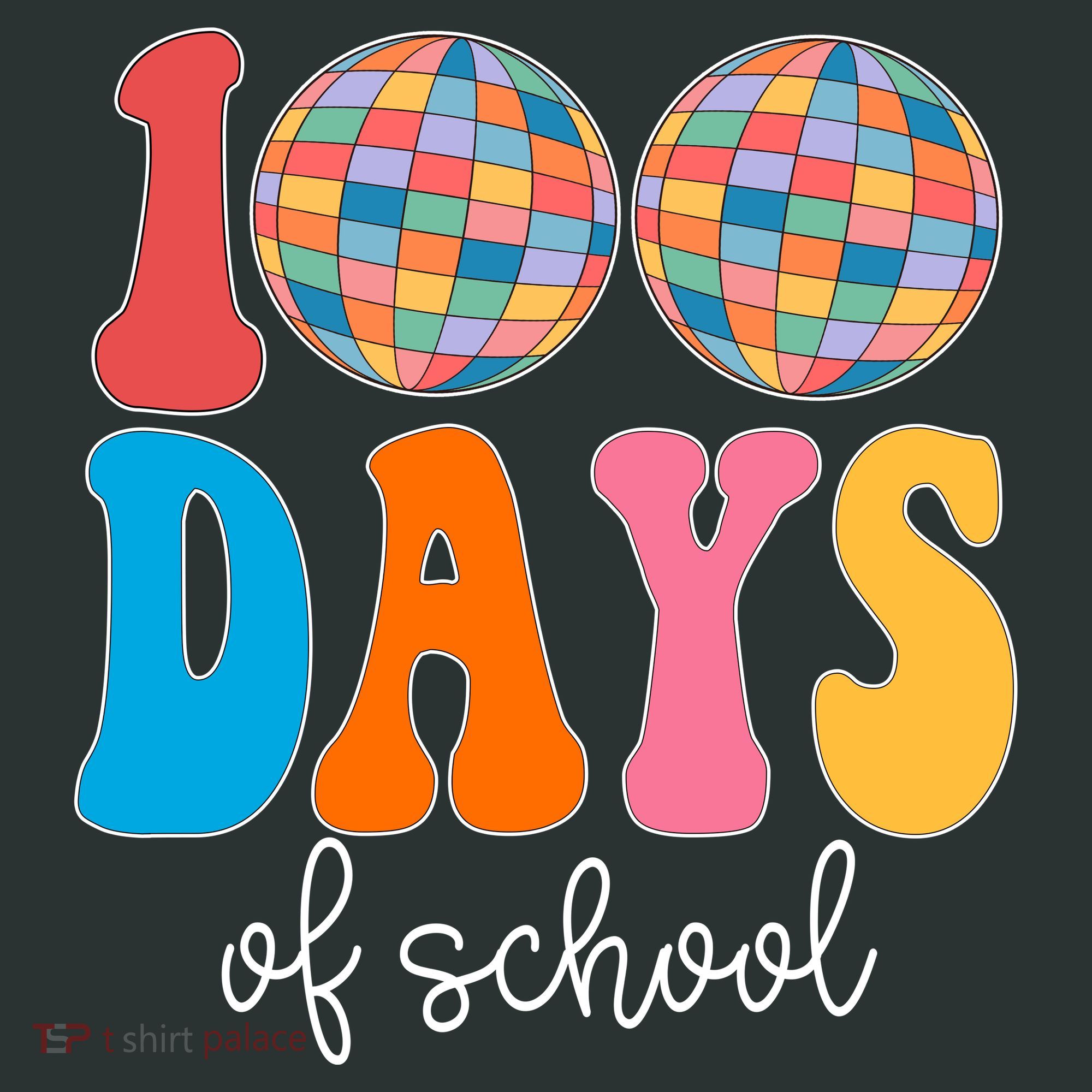 100 Days Of School Disco Celebration Mousepad