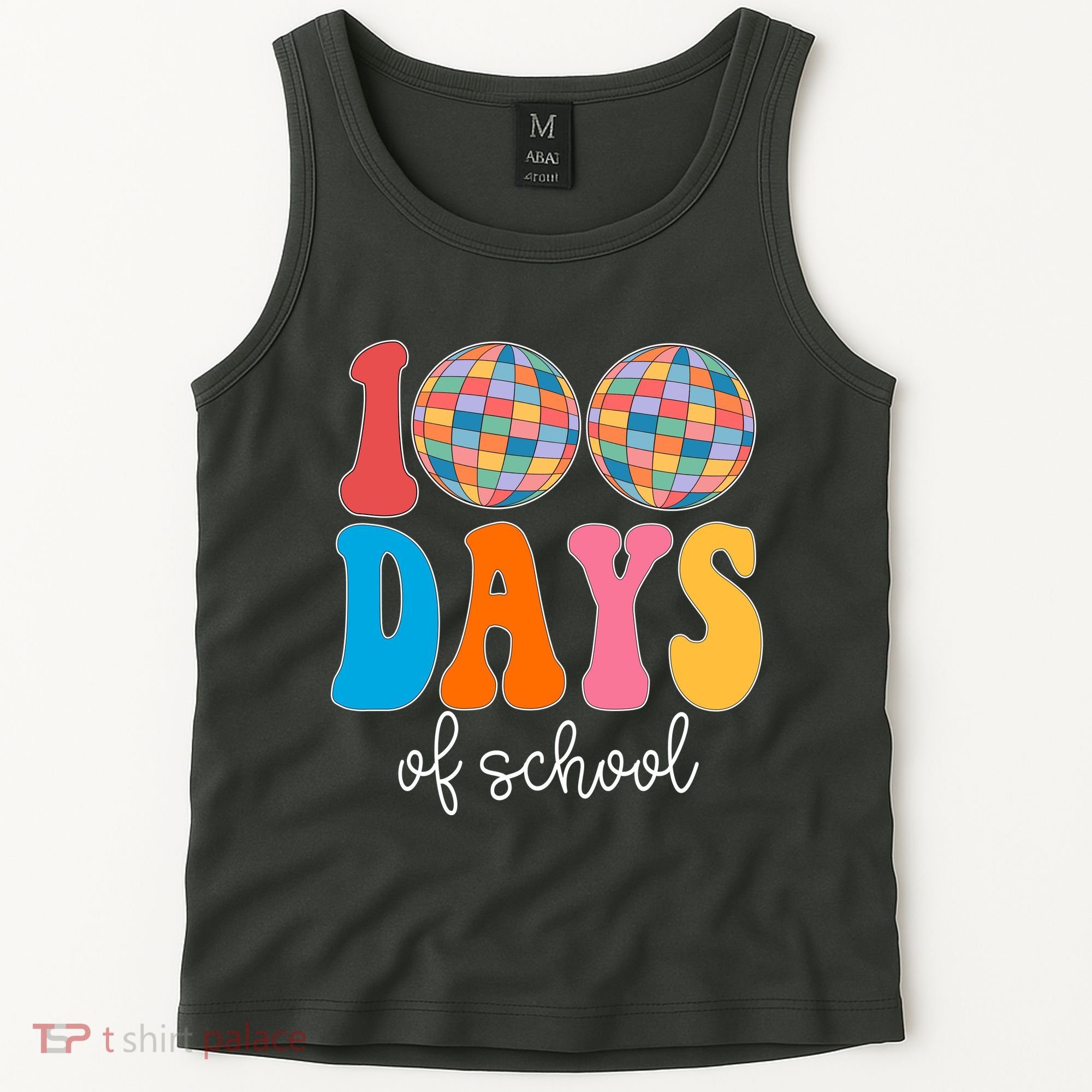 100 Days Of School Disco Celebration Tank Top