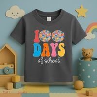 100 Days Of School Disco Celebration Toddler T-Shirt thumb 3