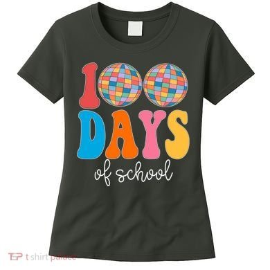 100 Days Of School Disco Celebration Women's T-Shirt