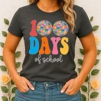 100 Days Of School Disco Celebration Women's T-Shirt thumb 2