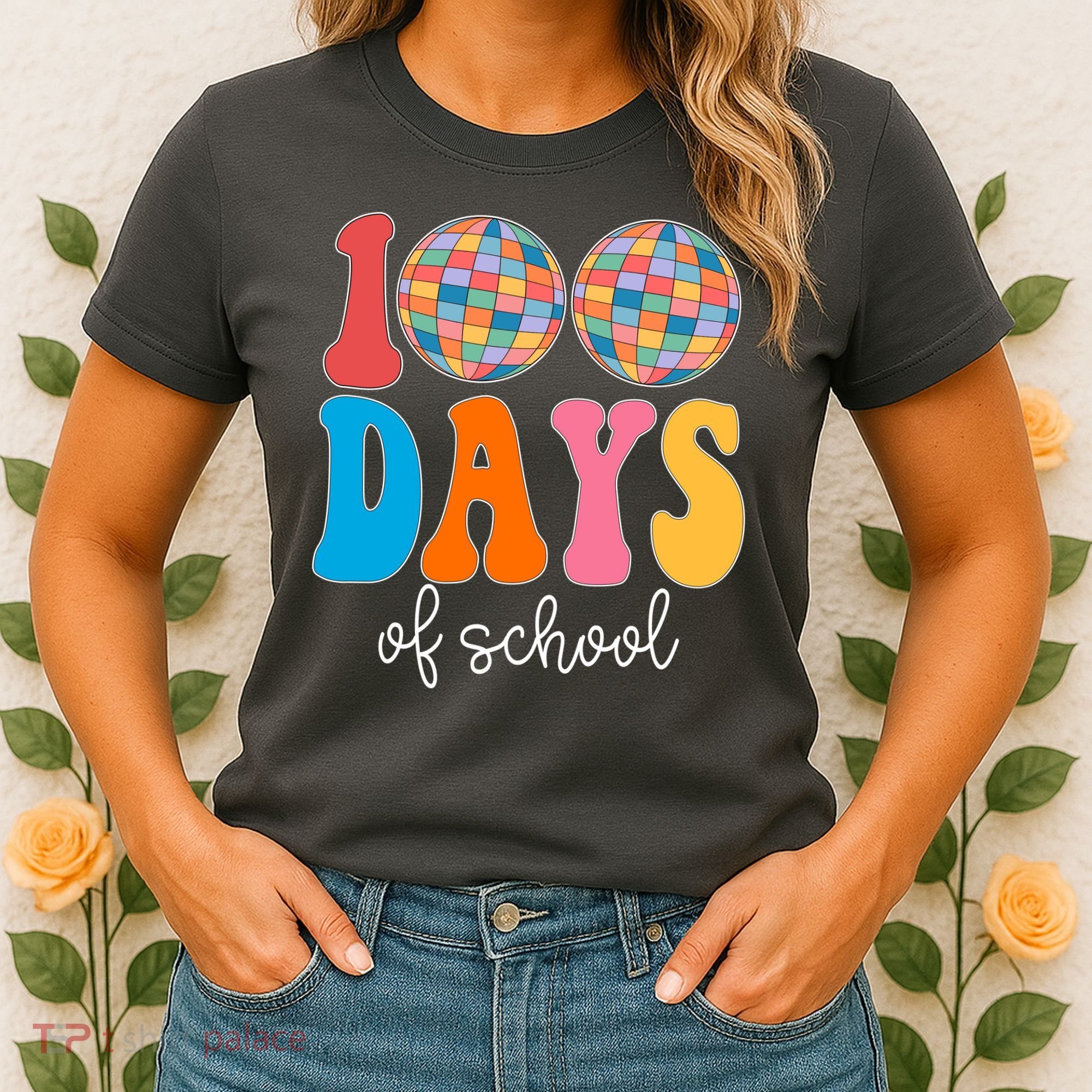 100 Days Of School Disco Celebration Women's T-Shirt