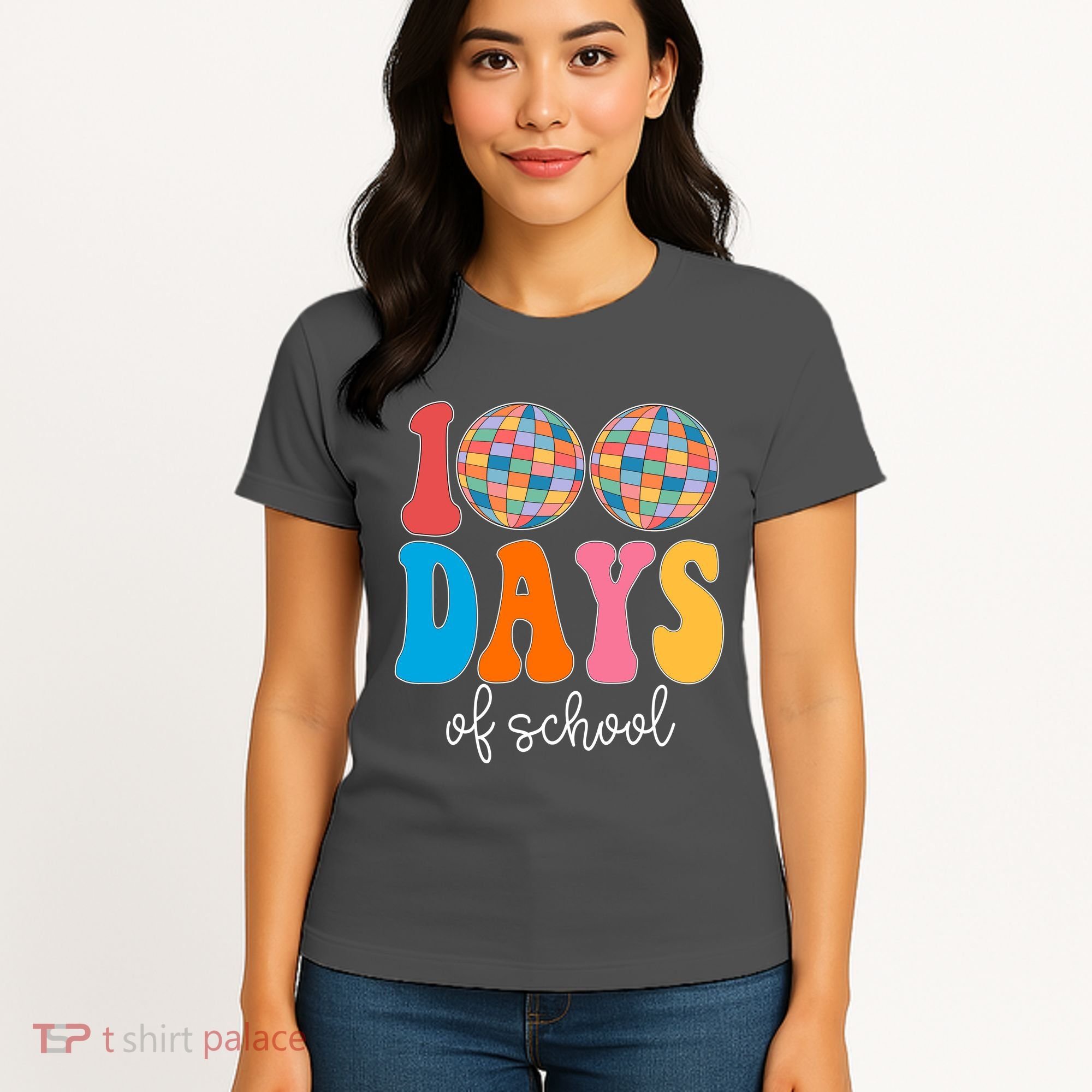 100 Days Of School Disco Celebration Women's T-Shirt