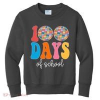 100 Days Of School Disco Celebration Kids Sweatshirt thumb 0