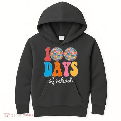 100 Days Of School Disco Celebration Kids Hoodie