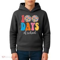100 Days Of School Disco Celebration Kids Hoodie thumb 4