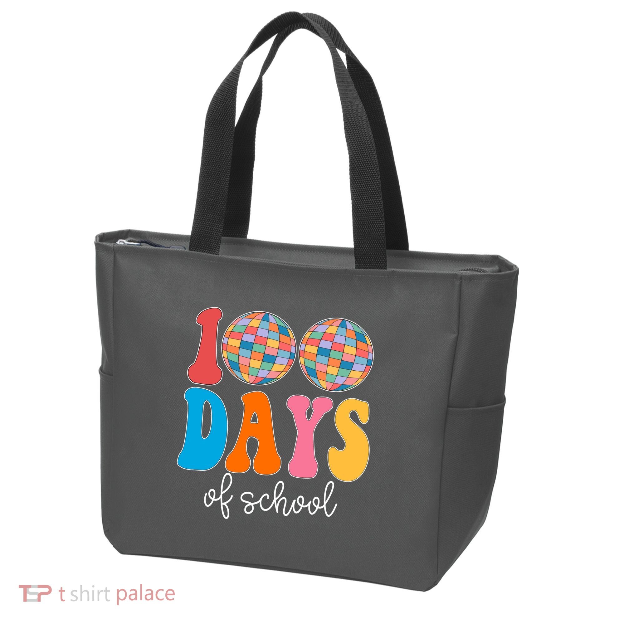 100 Days Of School Disco Celebration Tote Bag