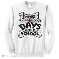 100 Days Of School Dalmatian Dog Boy 100th Day Of School Sweatshirt thumb 0