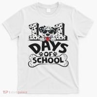 100 Days Of School Dalmatian Dog Boy 100th Day Of School T-Shirt thumb 0
