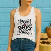 100 Days Of School Dalmatian Dog Boy 100th Day Of School Women's Tank Top thumb 2