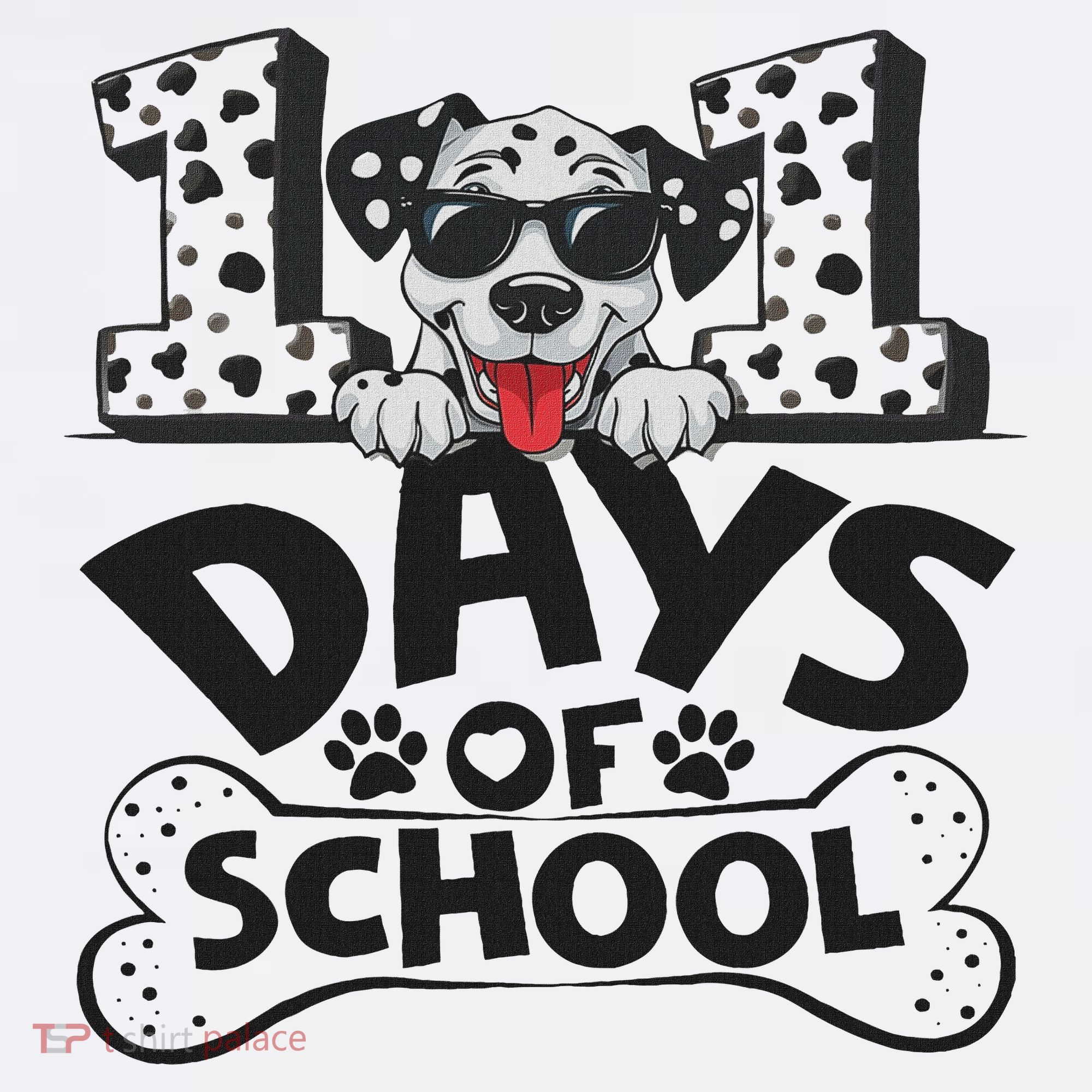 100 Days Of School Dalmatian Dog Boy 100th Day Of School Women's Tank Top
