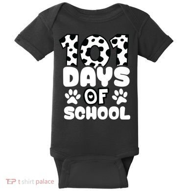 101 Days Of School Baby Bodysuit