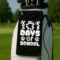 101 Days Of School Golf Towel thumb 2