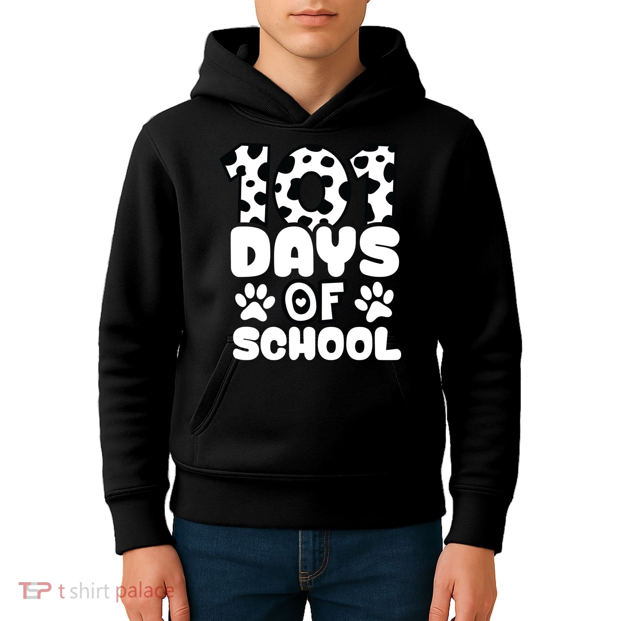 101 Days Of School Kids Hoodie