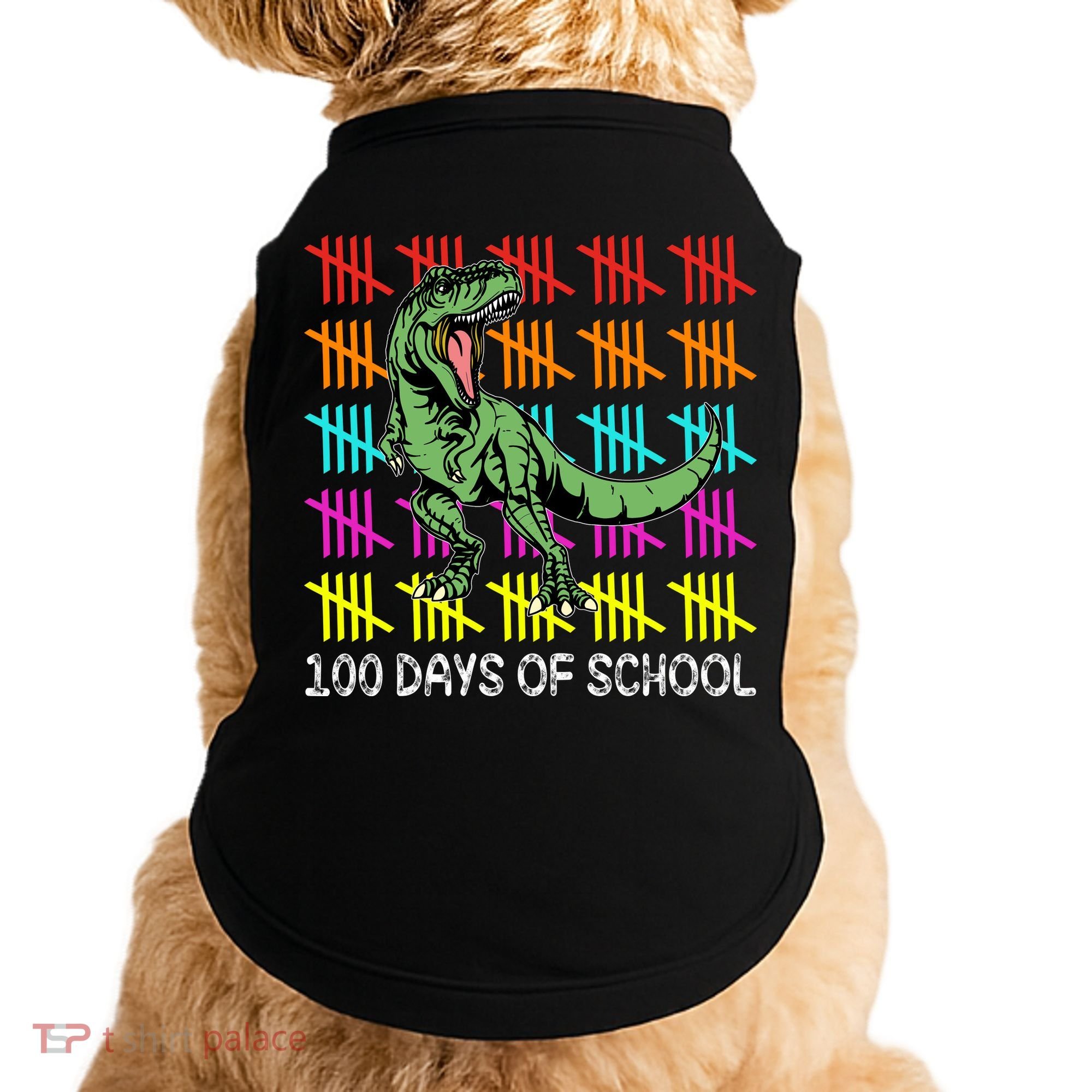 100 Days Of School Doggie Tank