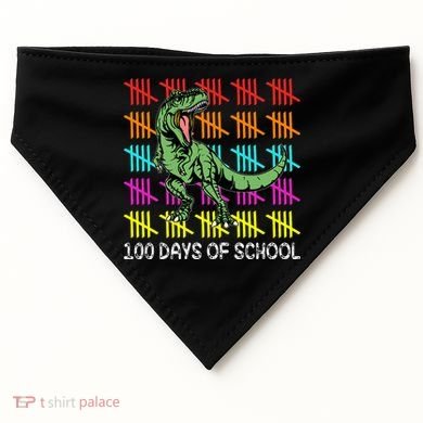 100 Days Of School USA-Made Doggie Bandana